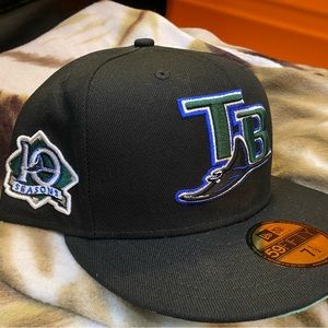 Tampa Bay Rays New Era 59Fifty 7 1/2 Mint Bottom